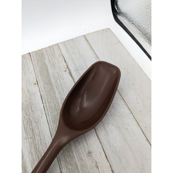 Vintage Foley #1 Brown Nylon Plastic Solid Spoon 11" - Picture 2 of 8
